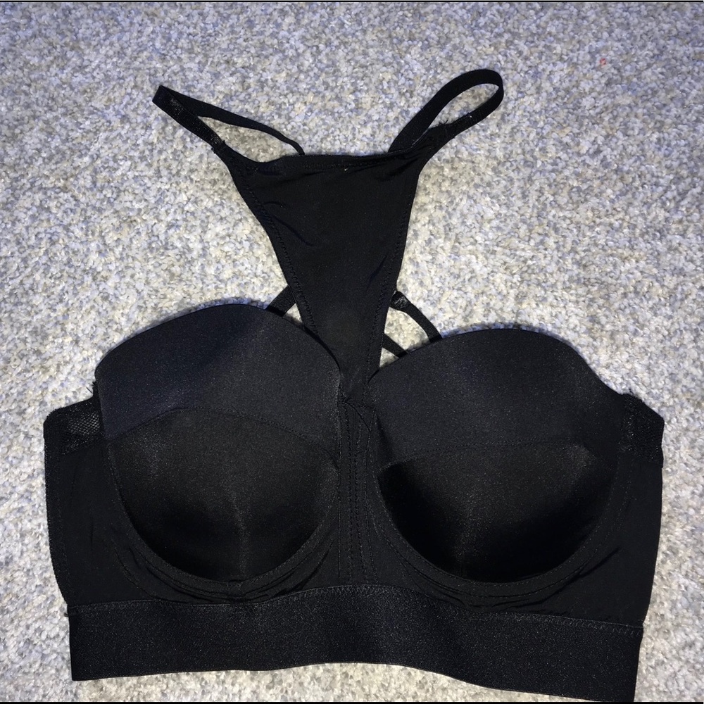 Bebe corset bustier crop top